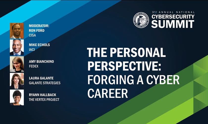 Cybersecurity & Infrastructure Agency panel on diversity in cyber careers